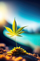 Growing marijuana in nature