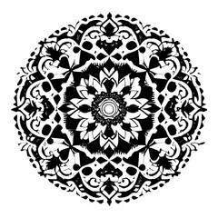 ornamental round lace ornament