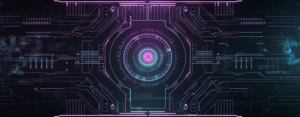 Hud digital Texture Background, Board, Poster, Banner Background Created with generative AI tools