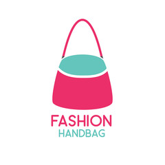 Handbag logo on white background. vector illustration