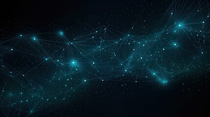 Technology network background. Generative  AI 