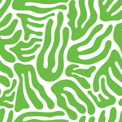 Vector abstract wavy pattern. Psychedelic organic shapes background.