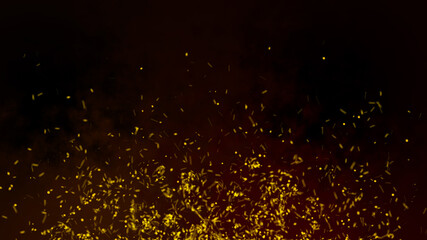 flame spark particle night abstract, campfire danger, burning fire heat flash effect, hell inferno smoke sparkle element, hot isolated, light fireplace magic fuel