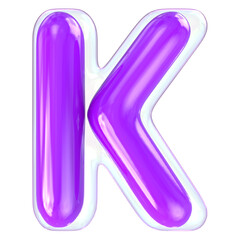 isolated alphabet letters