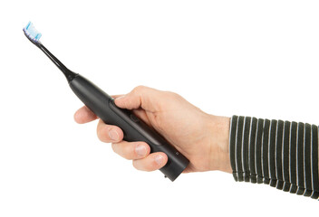 Modern toothbrush isolated on white background