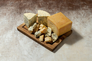 Ukrainian parmesan cheese and dorblyu