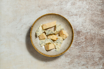 Ukrainian parmesan cheese and dorblyu