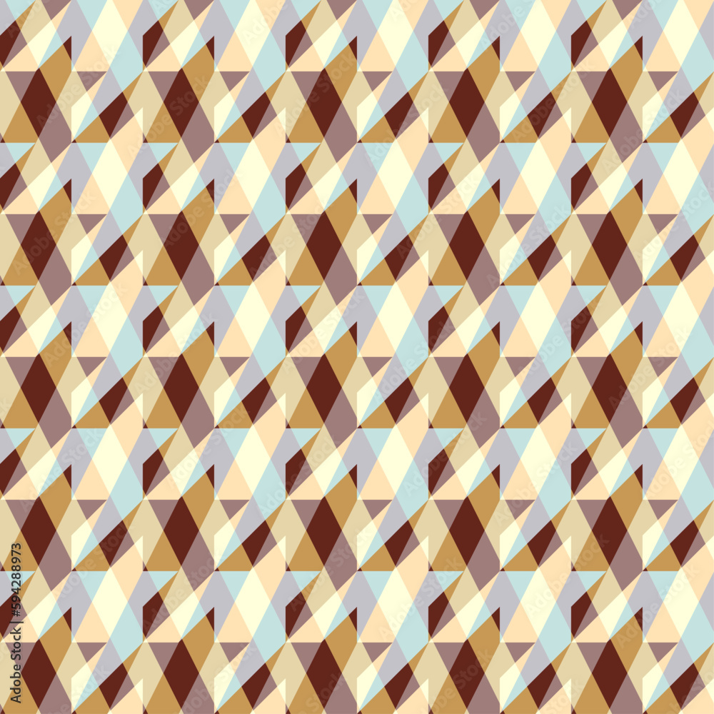 Poster Argyle seamless vector pattern background. Pattern of a rhombuses.