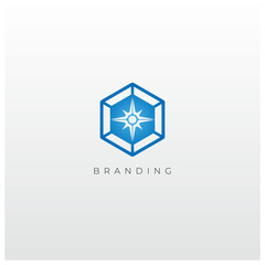 Industrial Technology Vector Logo Concept