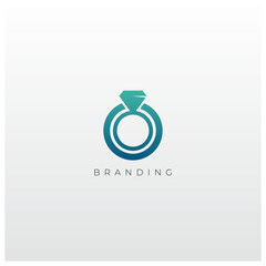 Vector a logo for a jewelry brand called branding