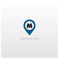 M Letter Logo Vector Trademark. Universal M Logotype Brand