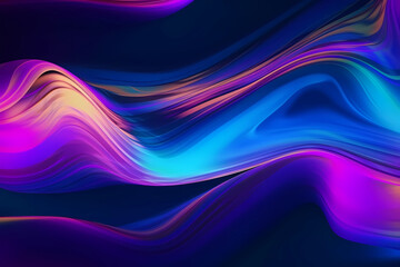 Digital Background, gradient, lines, marble holographic, iridescent, Waves