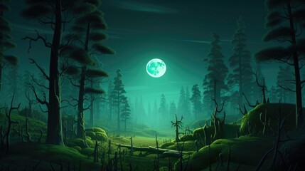 Forest in springtime