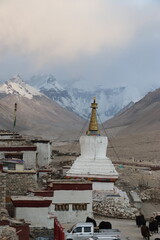 Rongbuk Monastery; Ringbo Monastery; Le monastère de Rongbuk