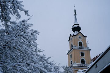 Rzeszow Castle, or Lubomirski Castle (in Polish: Zamek w Rzeszowie), in Rzeszow, Poland © Bede Sheppard/Wirestock Creators