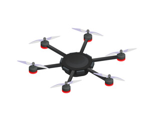 Fototapeta na wymiar Isometric Drone Icon