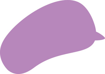 pastel speech bubble on transparent background . chat box or chat  square and doodle message or communication icon Cloud speaking for comics and minimal message dialog