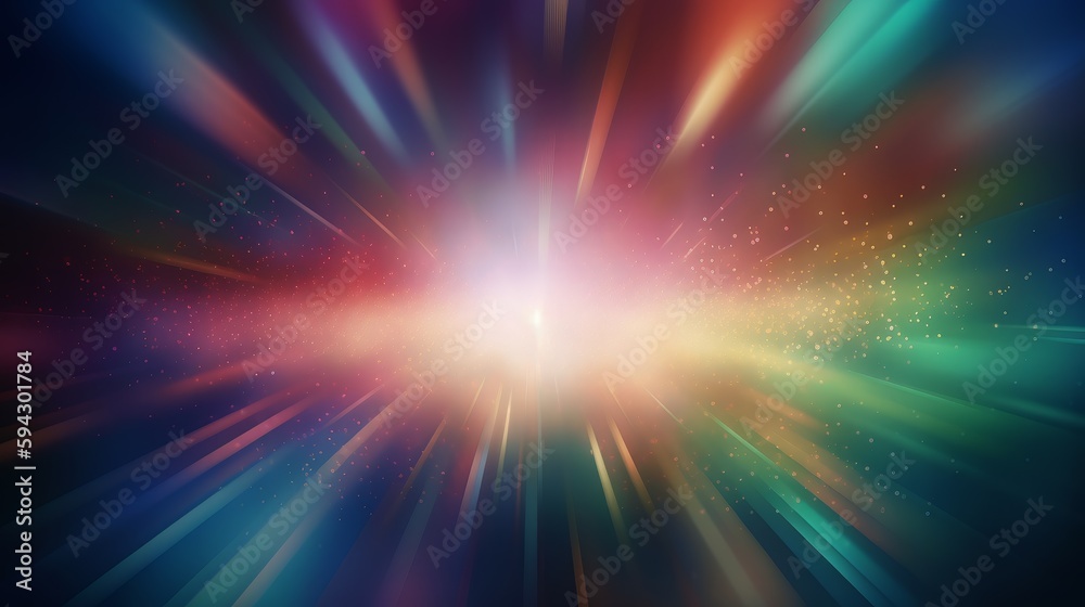 Poster Cosmic Rays Texture Background. Generative ai