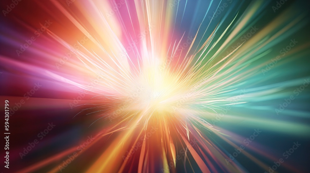 Poster Cosmic Rays Texture Background. Generative ai