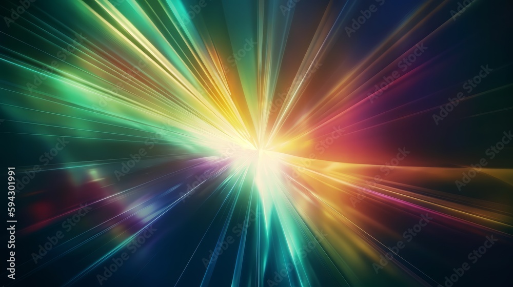 Aufkleber cosmic rays texture background. generative ai