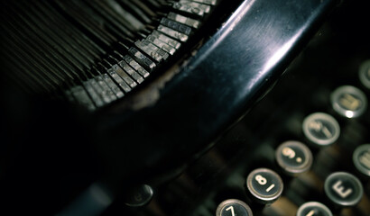 Typewrite buttons in dark room