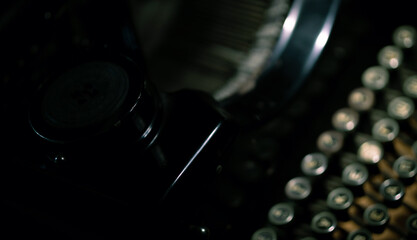 Typewrite buttons in dark room