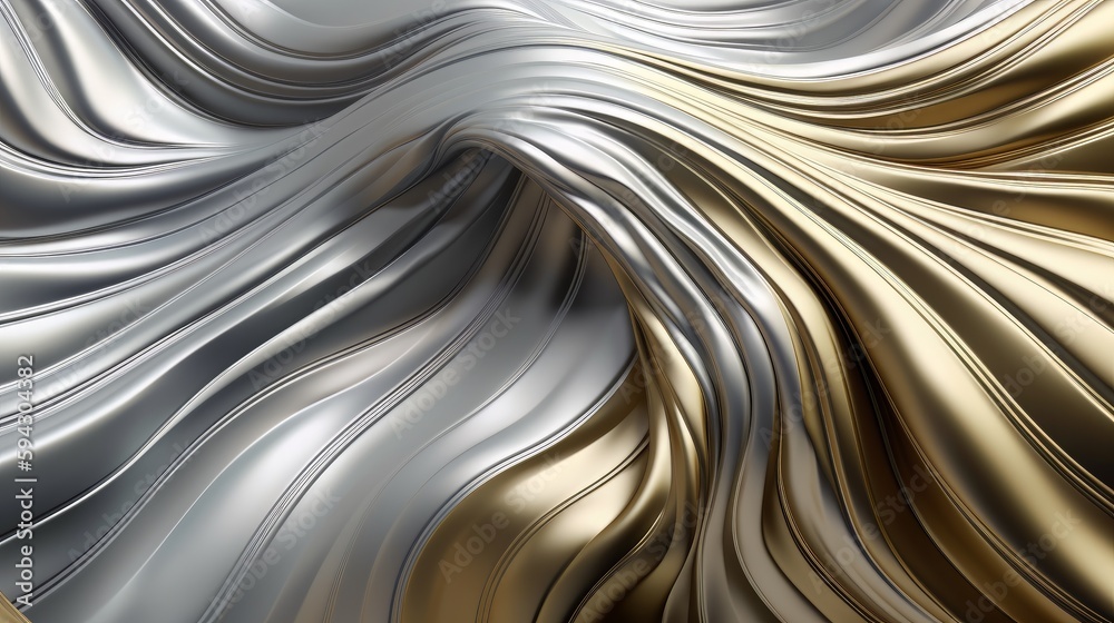 Poster The texture of black and white marble for a pattern of packaging in a modern style. Beautiful drawing with the divorces and wavy lines in gray tones for wallpapers and screensaver. Generative ai