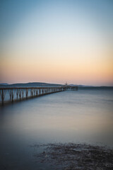 Obraz premium Landing Stage an the Ocean