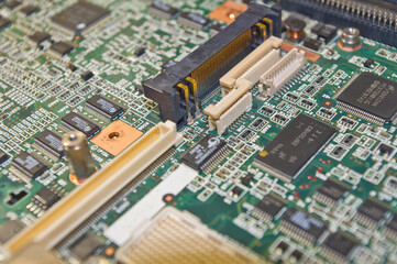 Electronic main board close-up