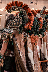 antiguas, mujer, antique, moda, guerrera, arte, caballo, disfraz, desfile, colores, camello, baile,...