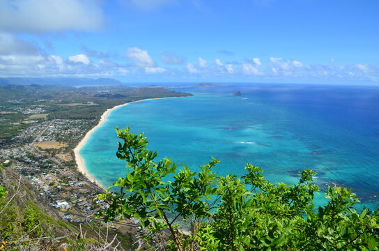 Hawaii beach Luftbild