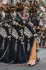 antiguas, mujer, antique, moda, guerrera, arte, caballo, disfraz, desfile, colores, camello, baile, calavera