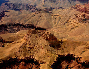 Aerial View Grand Canyon Arizona