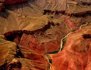 Aerial View Grand Canyon Arizona - obrazy, fototapety, plakaty