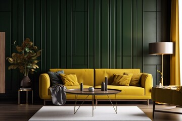 interior background floor carpet design light comfortable modern indoor lounge. Generative AI.