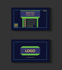 visiting card and corporate business card