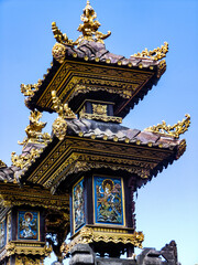 Pura Taman Saraswati known as the Ubud water palace, Indonesia, Bali, Ubud