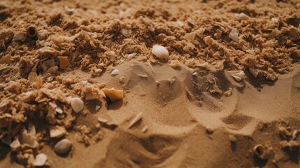 Beautiful background, sand on the beach.