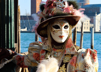 Fototapeta na wymiar city carnival mask