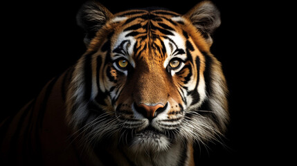 Naklejka premium white tiger portrait