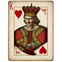 king of hearts playing card Generative AI	