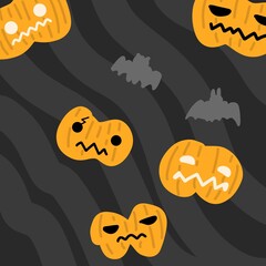 halloween seamless pattern