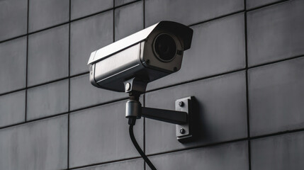 Fototapeta na wymiar videcam for home security, modern security camera, generative ai
