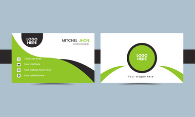 Formal business card design 