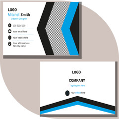 Creative Business card template design for corporate business, Professional Business card design and modern visiting card