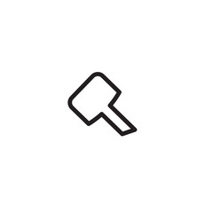 Car Service Key Outline Icon