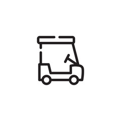 Fototapeta premium Vehicle Car Drive Outline Icon