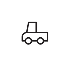 Auto Car Delivery Outline Icon