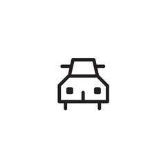 Car Glass Loupe Outline Icon