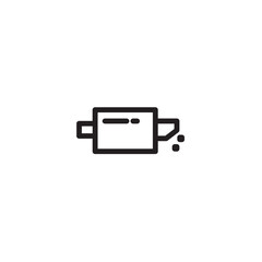 Pipe Spare Vehicle Outline Icon